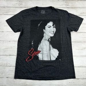 Selena T-shirt Short Sleeve Crew Neck Mens size Medium Dark Gray‎ - Worn